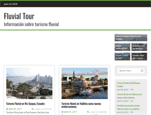 Tablet Screenshot of fluvialtour.com